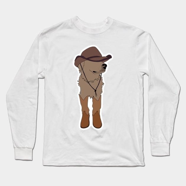 I Got My Boots, I got My Hat Long Sleeve T-Shirt by Mikayla8110